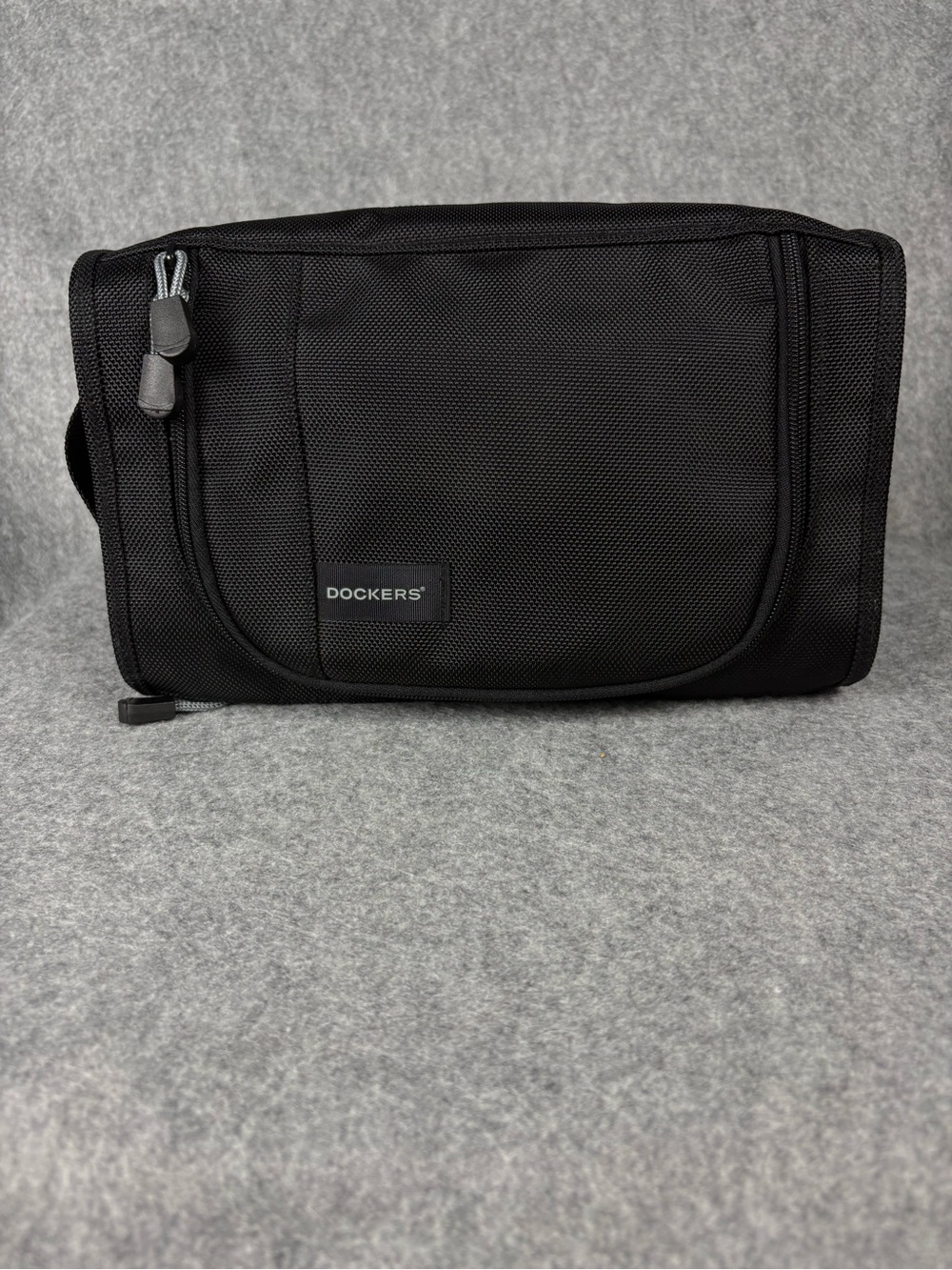 Dockers Black Travel Toiletry Dopp Kit Organizer